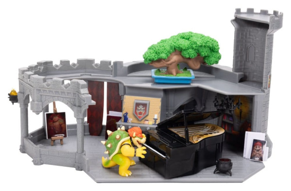 The Super Mario Galaxy Movie Deluxe Playset with 1 Mini Figure Bowser Castle 7