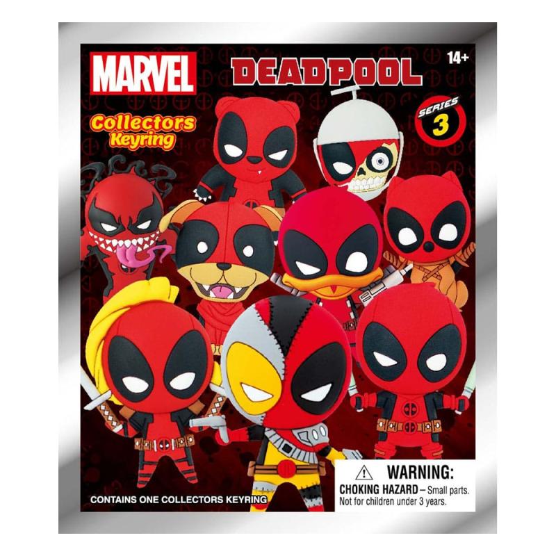 Marvel PVC Bag Clips Deadpool Serie 3 Display (24) 1