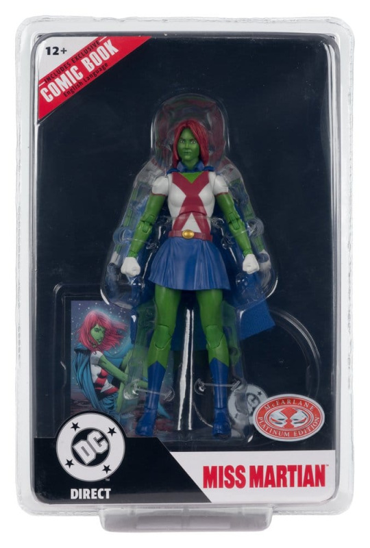 DC Direct Page Punchers Action Figure Miss Martian (Teen Titans #41) (Red Platinum Edition) 17 cm 7