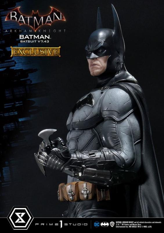 Batman Arkham Knight 1/3 Statue Batman Batsuit v7.43 Exclusive Version 86 cm