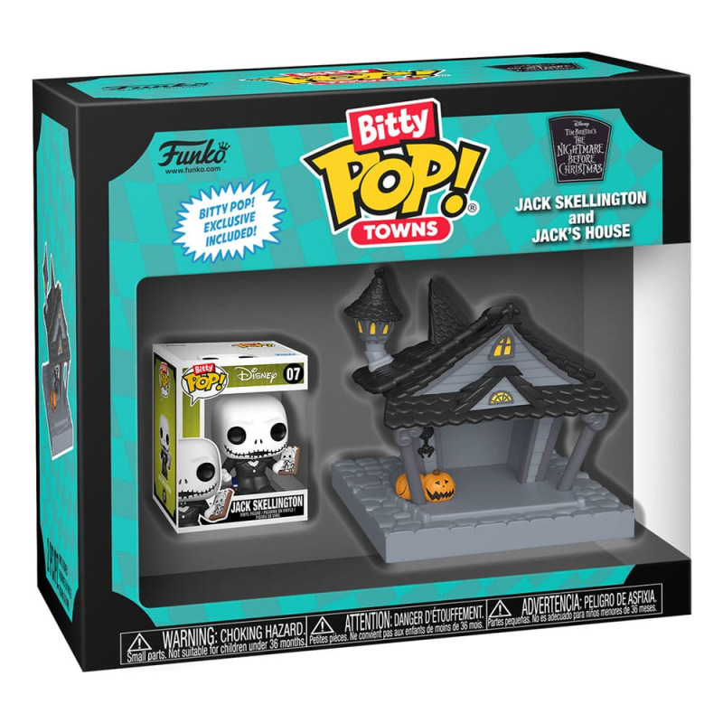 Nightmare before Christmas Bitty POP! Town Vinyl Figure Jack at Home 2