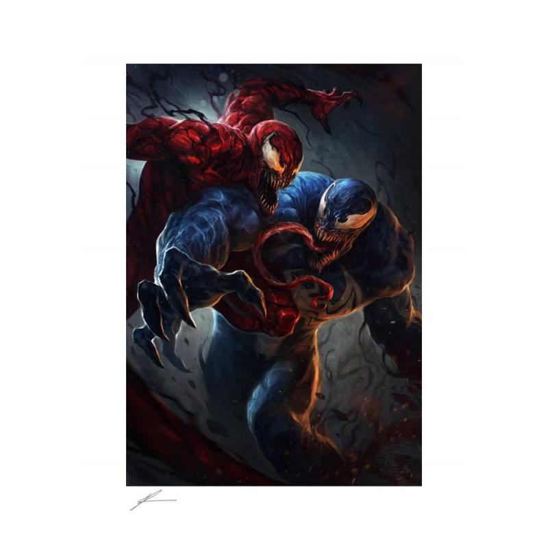 Marvel: Venom vs Carnage 46 x 61 cm Art Print - Sideshow Coll.