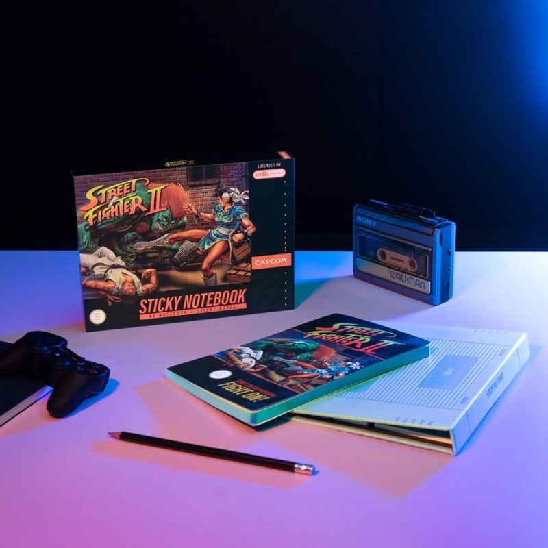 Street Fighter Premium Notebook with Sticky Notes and Cover A5 8