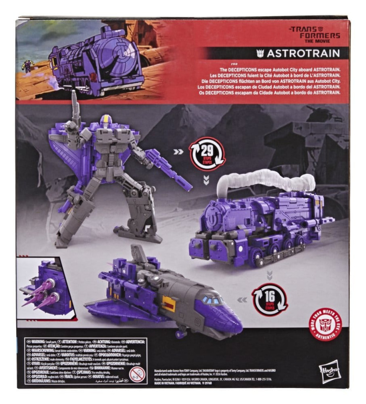 The Transformers: The Movie Studio Series Leader Class Action Figure Astrotrain 17 cm 1