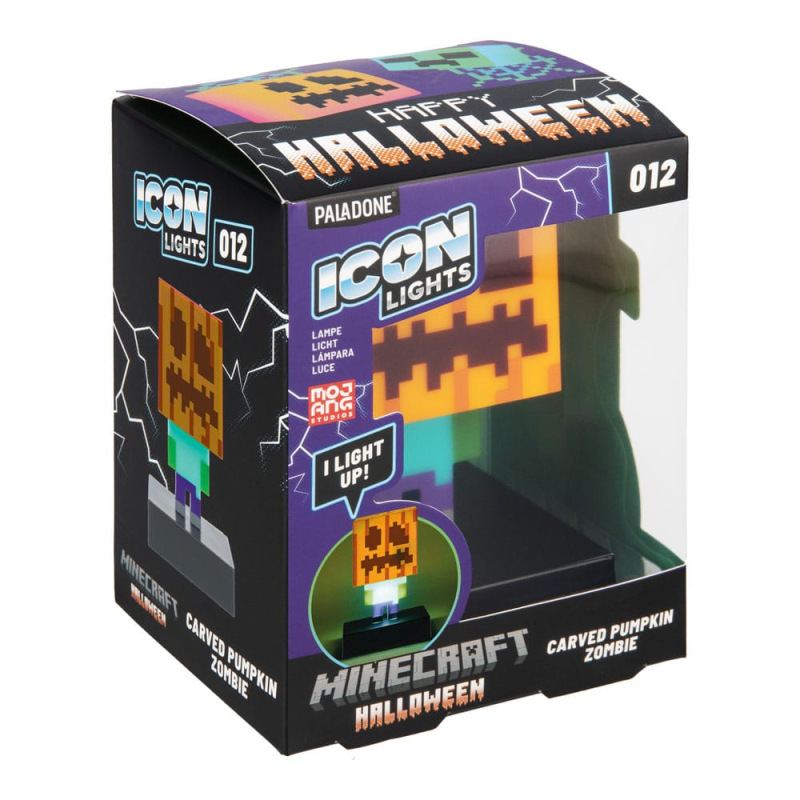 Minecraft Icons Light Zombie Jack O Lantern 10 cm 2