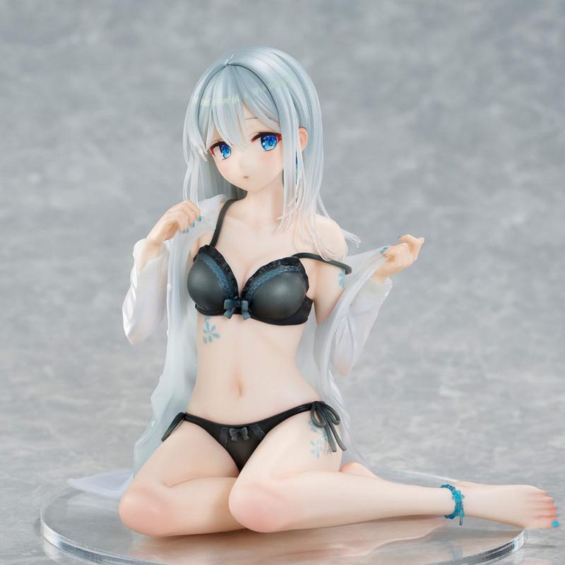 Original Character PVC Statue 1/7 Silver-Haired Girl Sky Blue Morning Special Outfit Ver. by Fuumi I