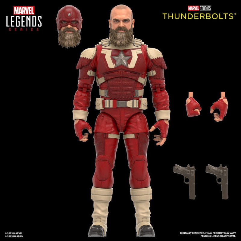 Thunderbolts Marvel Legends Action Figure 2-Pack Yelena Belova & Red Guardian 15 cm 1