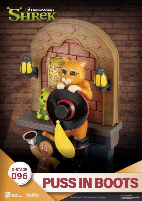 Shrek D-Stage PVC Diorama Puss In Boots 15 cm 3