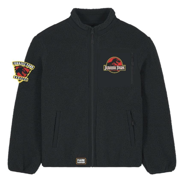 Jurassic Park Sherpa Jacket Logo Size S 1