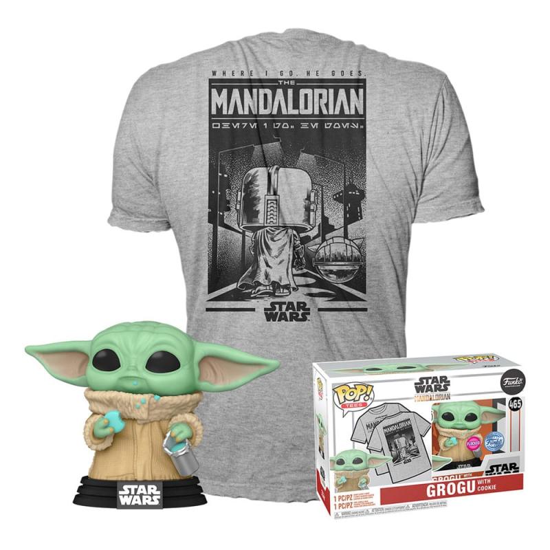 Star Wars The Mandalorian POP! & Tee Box Grogu Cookie