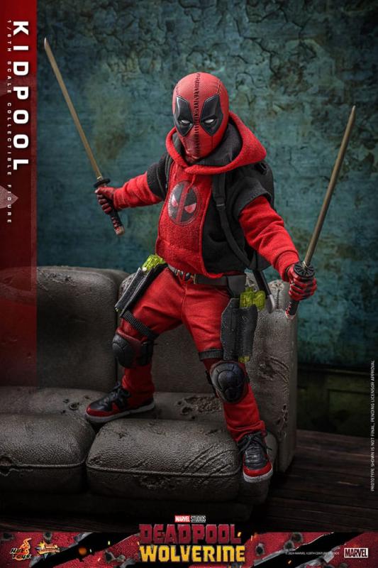 Deadpool & Wolverine Movie Masterpiece Action Figure 1/6 Kidpool 22 cm