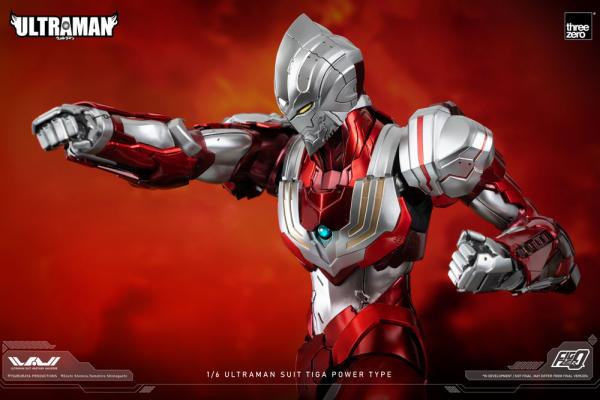Ultraman: Ultraman Suit Tiga Power Type 1/6 FigZero Action Figure - ThreeZero
