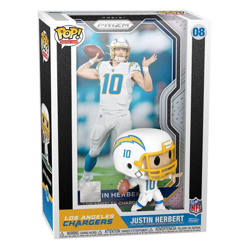 NFL Trading Card POP! Football Vinyl Figure Justin Herbert 9 cm