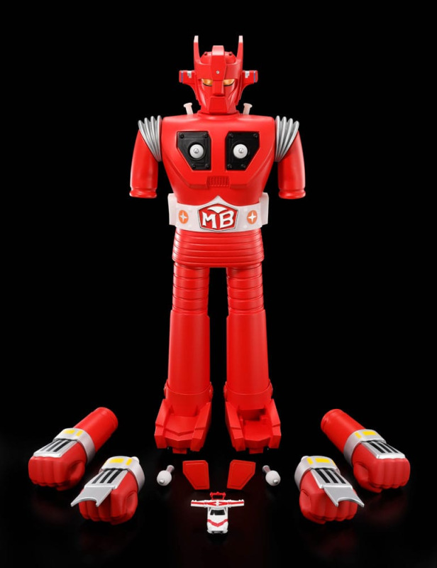 Super Robot Mach Baron Jumbo Machineder Action Figure Machbaron 60 cm 12