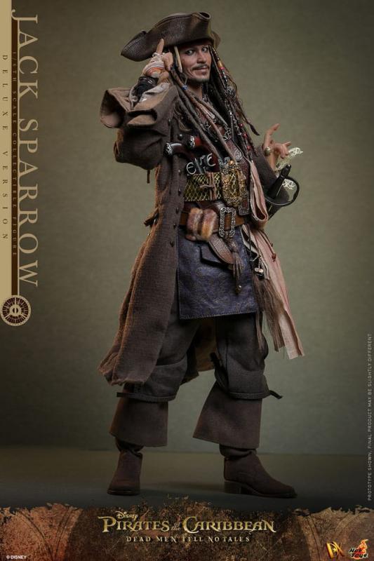 Pirates of the Caribbean: Dead Men Tell No Tales DX Action Figure 1/6 Jack Sparrow (Deluxe Version) 12