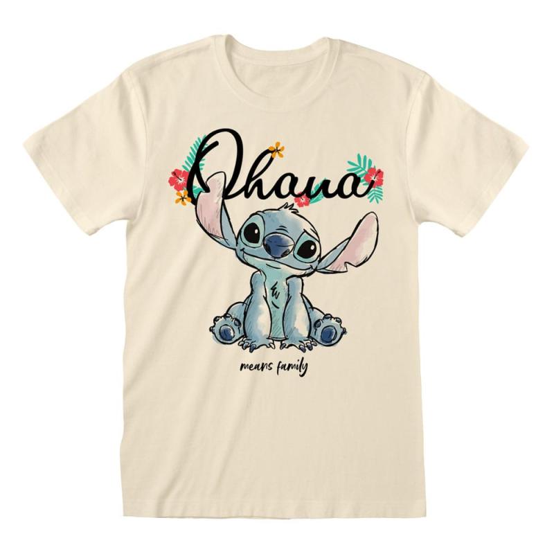 Lilo & Stitch T-Shirt Ohana Means Family Size L