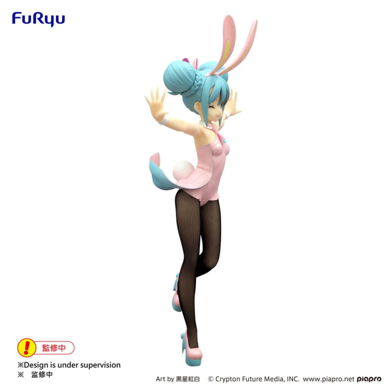 Hatsune Miku BiCute Bunnies PVC Statue Wink Pearl Pink Color Ver. 30 cm 7
