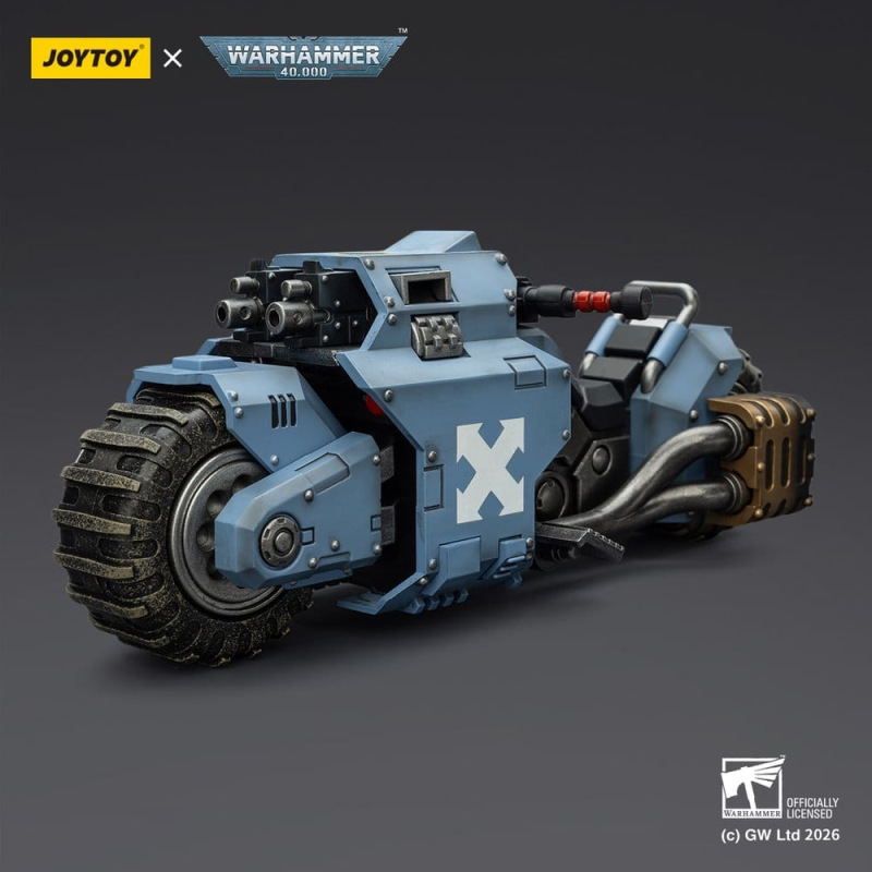 Warhammer 40,000 Raider-pattern Combat Bike Space Wolves with twin-linked bolt rifles 22 cm 4