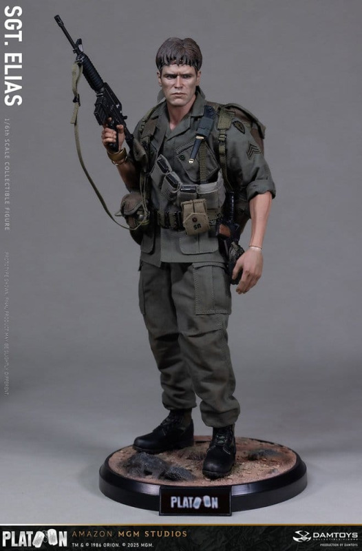 Platoon Action Figure 1/6 Sergeant Elias 30 cm 12