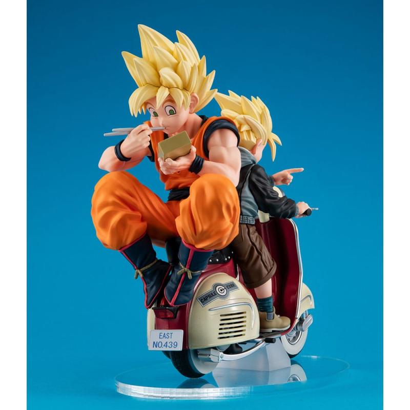 Dragonball Z 05 Desktop Real McCoy PVC Diorama Super Saiyan Son Goku & Super Saiyan Son Gohan & Moto