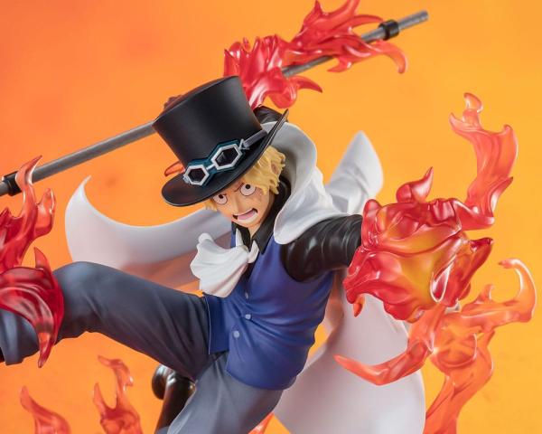 One Piece Figuarts ZERO Extra Battle PVC Statue Sabo Fire Fist Rook Check 19 cm 3