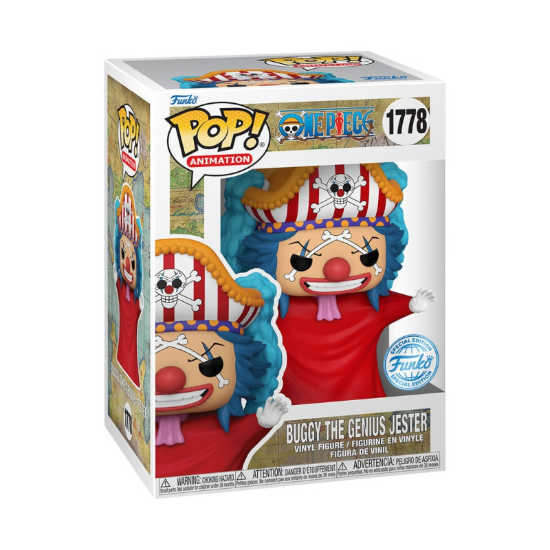 One Piece POP! Animation Vinyl Figure Buggy the Genius Jester Exclusive 9 cm 1
