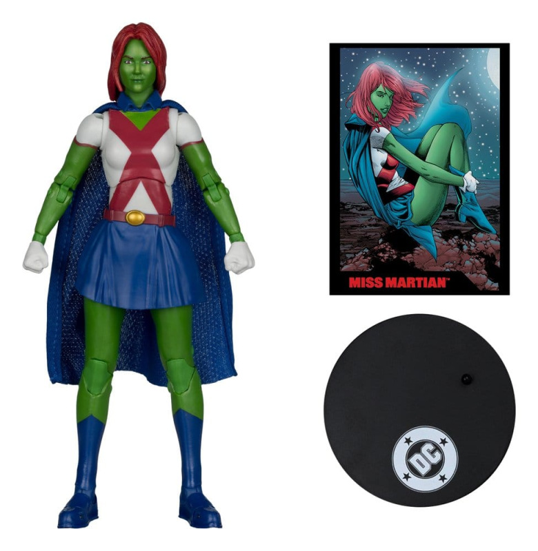 DC Direct Page Punchers Action Figure Miss Martian (Teen Titans #41) (Red Platinum Edition) 17 cm 2