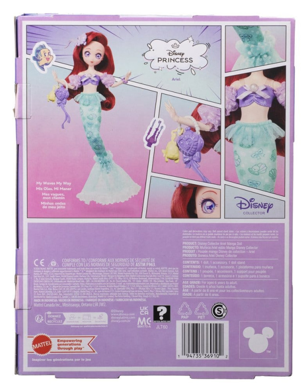 Disney Princess Doll Manga Ariel 22 cm 2