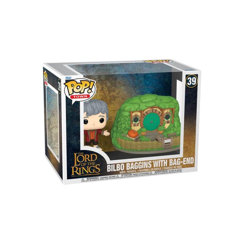 The Lord of the Rings POP! Town Vinyl Figure Bilbo & Bag End 9 cm 1