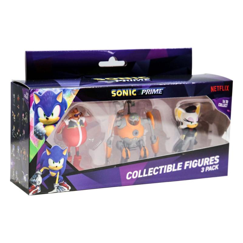 Sonic Prime Action Figures 3-Pack Figures 6 cm Assortment (12)