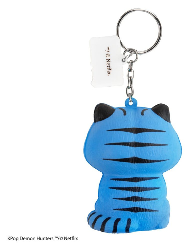 KPop Demon Hunters Squishy Keychain Derpy Tiger 3