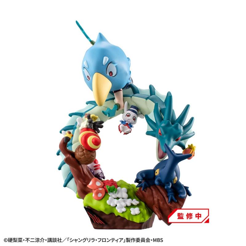 Shangri-La Frontier Petitrama EX Series Trading Figure 3-Set Shangri-La Frontier vs Monster Diorama