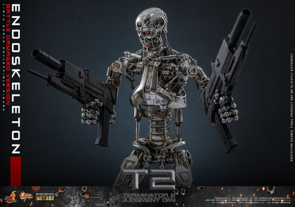 Terminator 2: Judgment Day Movie Masterpiece Action Figure 1/6 Endoskeleton (Battle Damaged Version) 11