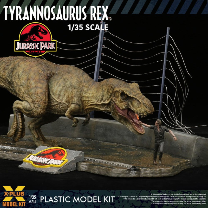 Jurassic Park Plastic Model Kit 1/35 Tyrannosaurus Rex 42 cm 6
