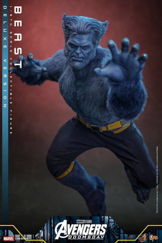 Marvel X-Men Movie Masterpiece Action Figure 1/6 Beast (Deluxe Version) 33 cm 10