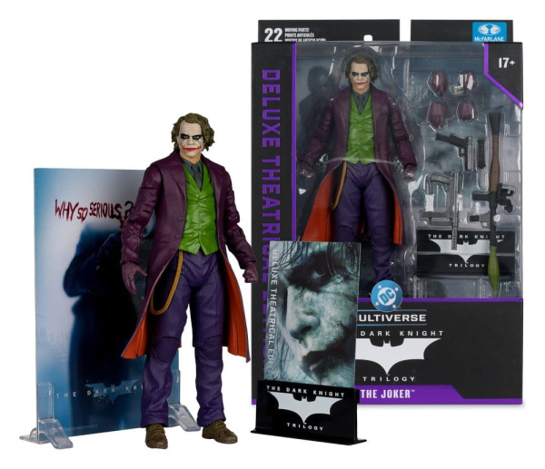 The Dark Knight DC Multiverse Deluxe Theatrical Edition Action Figure Joker 18 cm 4