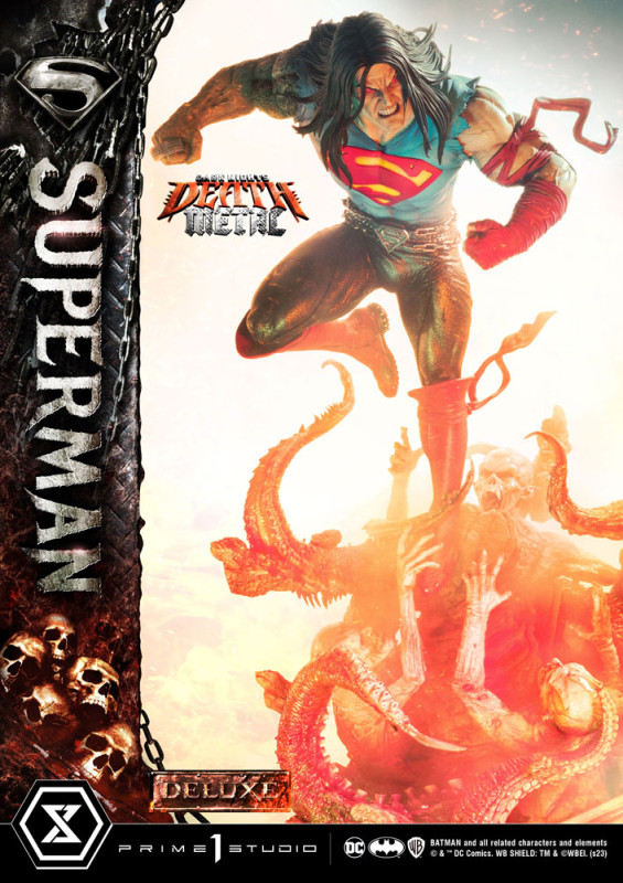 Dark Nights: Death Metal Statue 1/3 Death Metal Superman Deluxe Ver. 94 cm 2