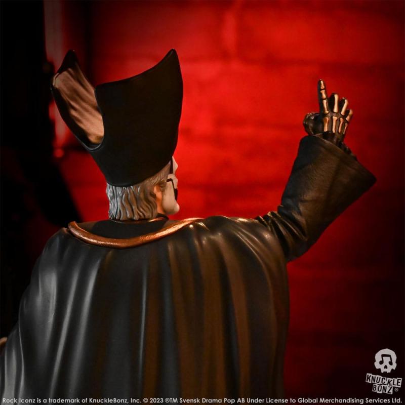 Ghost Rock Iconz Statue 1/9 Papa Emeritus IV (Black Robes) 22 cm