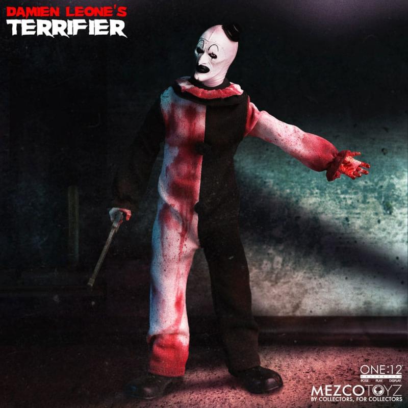 Terrifier Action Figure 1/12 Art the Clown Deluxe Edition 17 cm