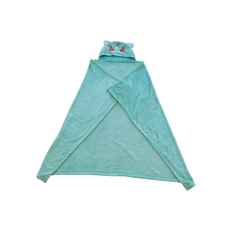 Pokémon Coral Hooded Blanket Bulbasaur 120 x 150 cm 2