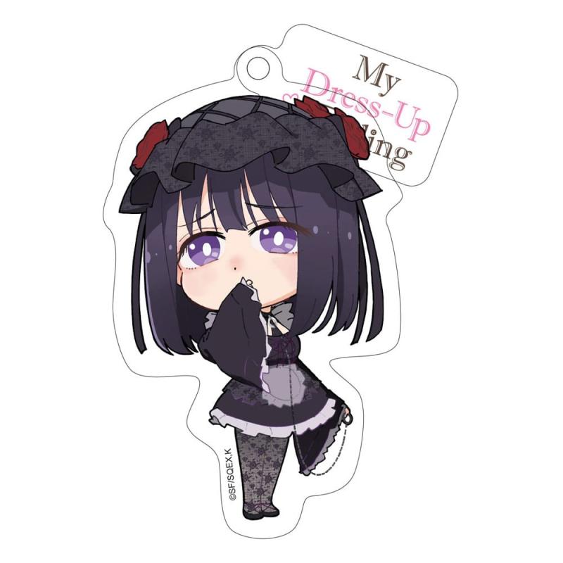 My Dress-Up Darling Acrylic Keychain Marin Shizuku Cosplay Chibi Style 8 cm