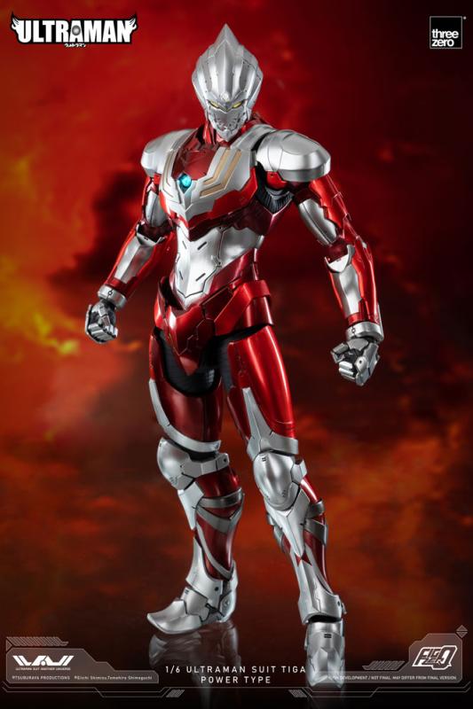 Ultraman: Ultraman Suit Tiga Power Type 1/6 FigZero Action Figure - ThreeZero