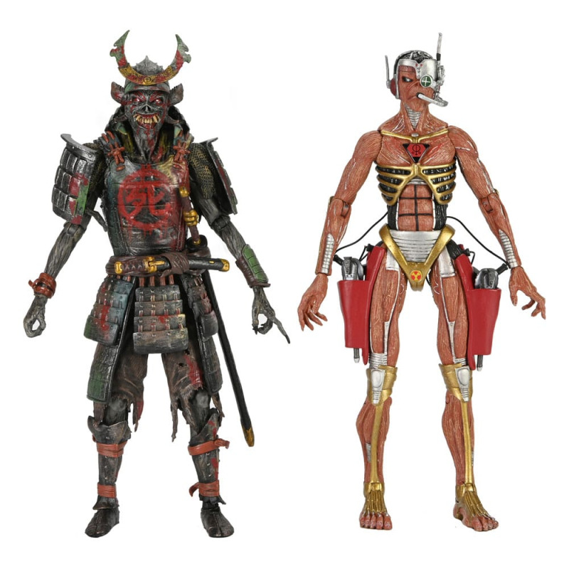 Iron Maiden Future Past World Tour Ultimate Action Figures 2-Pack Senjutsu Eddie and Somewhere in Ti