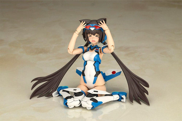 Frame Arms Girl Plastic Model Kit Stylet Swimsuit Blue Impulse Color Ver. 16 cm 7