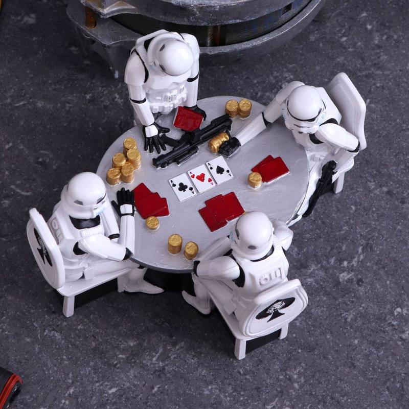 Star Wars Diorama Stormtrooper Poker Face 18 cm