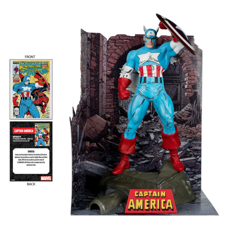 Marvel PVC Statue 1/6 Captain America (The Amazing Spider-Man #323) 28 cm 2