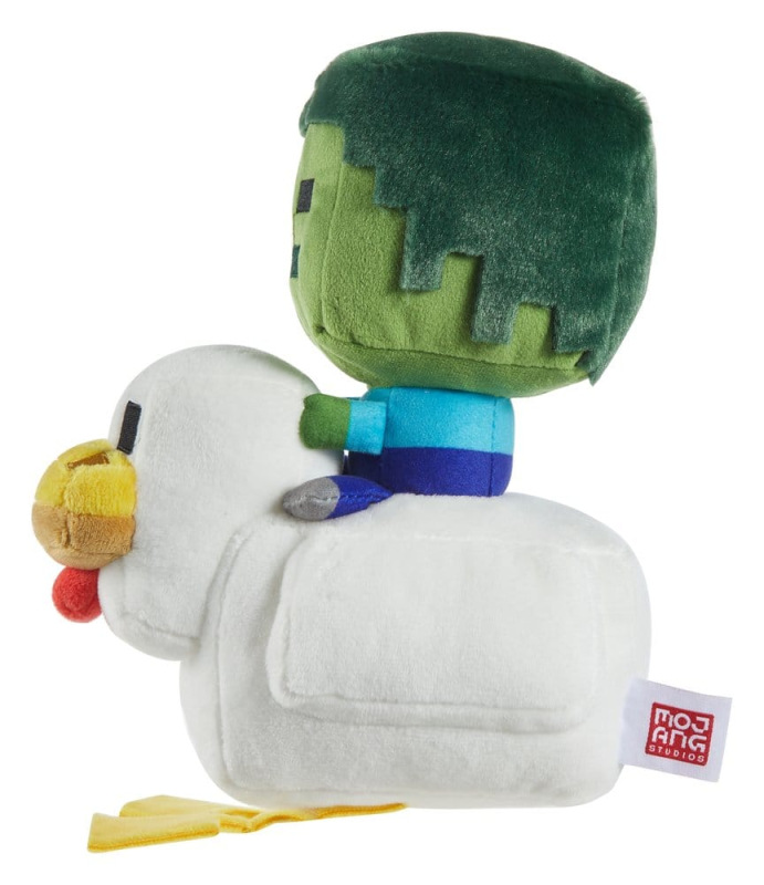 Minecraft Deluxe Plush Figure Chicken Jockey 20 cm 3