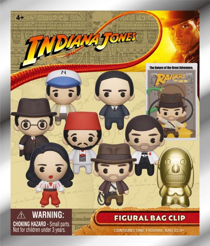 Indiana Jones 3D PVC Bag Clips Display (24) 2