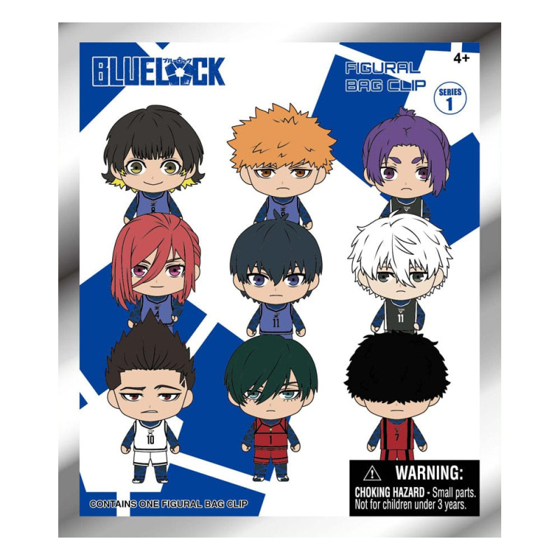 Blue Lock 3D PVC Bag Clips Series 1 Display (24) 1