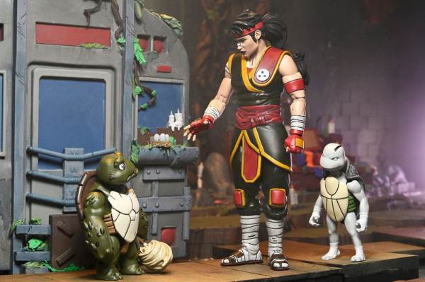 Teenage Mutant Ninja Turtles: The Last Ronin Action Figure Ultimate Casey Marie with Baby Odyn & Uno 8